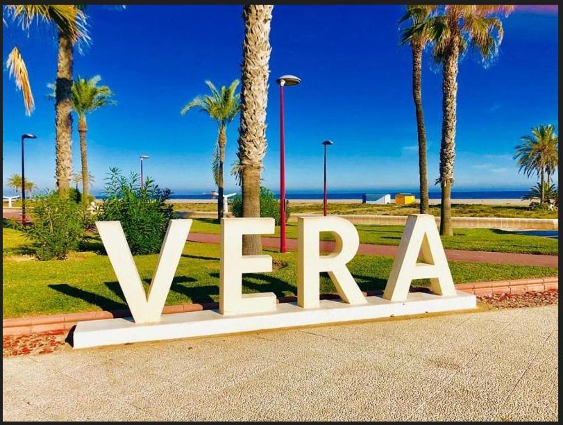 Apartamento Primera Linea De Playa Las Marinas Vera Exteriör bild